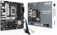 ASUS PRIME B760M-A AX - Tarjeta Madre, LGA1700, mATX, USB 3.2, M.2, SATA 6Gb/s, PCIe 4.0, 128GB DDR5 de Memoria Máxima