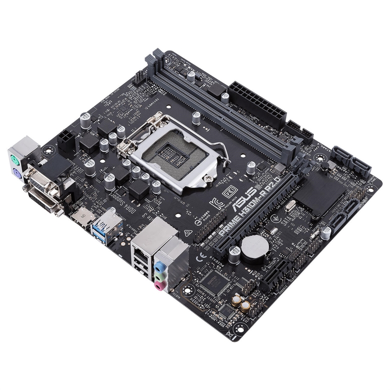 PRIME H310M-R R2.0 Motherboard Isometric View