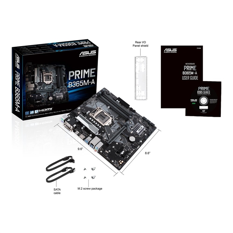 PRIMEB365M-A Motherboard Package Content