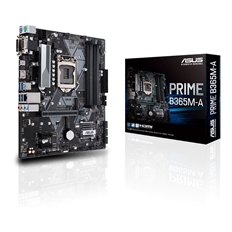 ASUS PRIME B365M-A - Motherboard, LGA1151, mATX, 64GB at 2666MHz DDR4 Max Memory