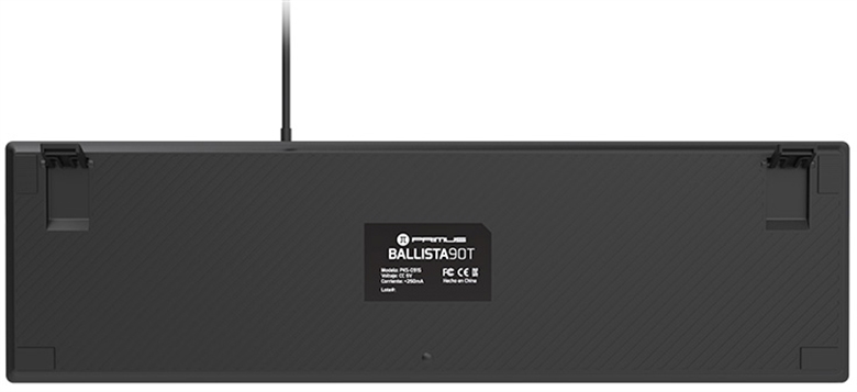 Teclado Gaming Primus Gaming Ballista 90T Vista Trasera
