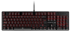 Primus Gaming BALLISTA100T - Gaming Keyboard, Mechanical, Wired, USB, LED, Spanish, Black