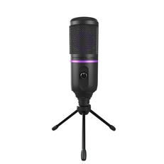 Primus Gaming ÉTHOS100T  - Microphone, Black, Electret Condenser on the Backside , Cardioid, Bidirectional, Stereo, Omnidirectional, USB