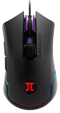 Primus Gaming Gladius 8200T - Mouse, Cableado, USB, Óptico Pixart, 8200 dpi, RGB, Negro