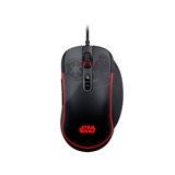 Primus Gaming Star Wars Darth Vader - Mouse, Cableado, USB, Óptico, 12400 dpi, RGB, Negro