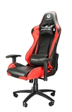 Primus Gaming THRONOS 100T - Red Gaming Chair, PVC and Synthetic Leather, Adjustable Headrest, Lumbar Support, Adjustable Seat Height, 2D Armrest