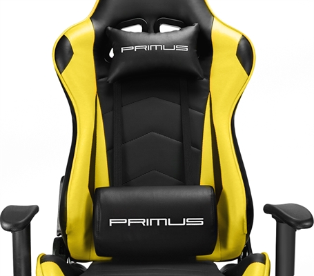 Primus Gaming THRONOS 100T Yellow Gaming Chair Lumbar Support