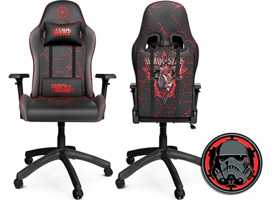 Primus Gaming THRONOS 200S Edicion Dark Side vista frontal y trasero