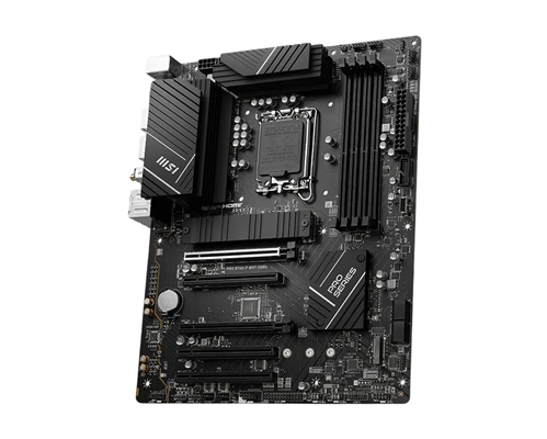 PRO B760-P WIFI DDR4 - Angled View