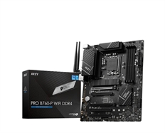 MSI PRO B760-P WIFI DDR4  - Motherboard, LGA1700, ATX, Dual-Channel, DDR4, Wi-Fi 6E, LAN 2.5G