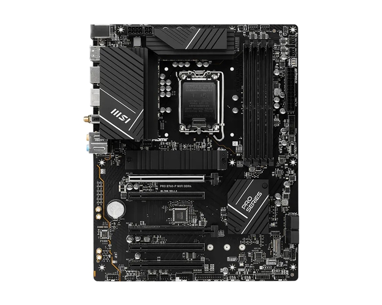 PRO B760-P WIFI DDR4 - Main Board View