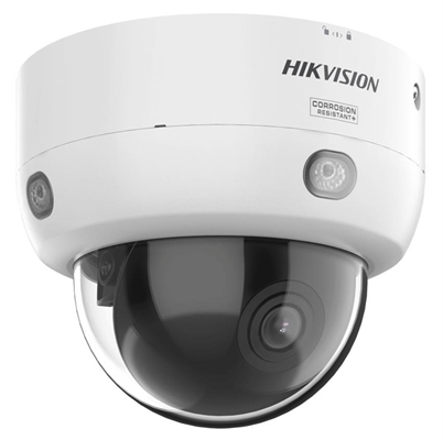 Professional AcuSense PTRZ Motorized Network Dome Camera-Lateral View