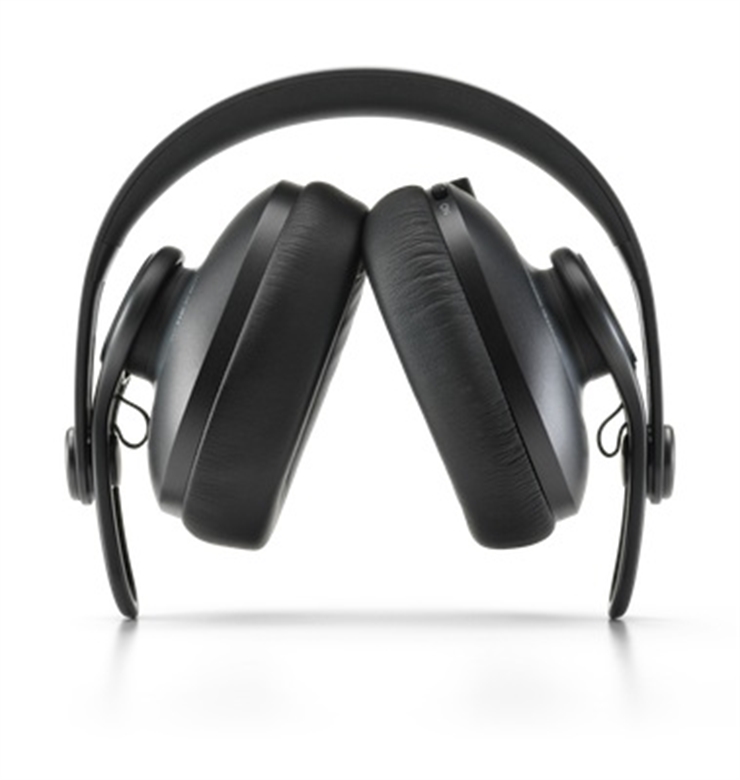 Professional Closed-Back Studio Headphones with Bluetooth-Front View2