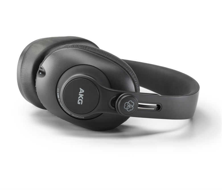 Professional Closed-Back Studio Headphones with Bluetooth-Side View