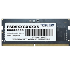 Patriot Signature Line DDR5  - Módulo de Memoria RAM, 16GB (1 x 16GB), 262-pin DDR5 RAM SO-DIMM, para Laptop, 5600MHz, CL46