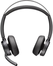 Poly Voyager Focus 2-M - Headset, Estéreo, Supraaurales, Inalámbrico, Bluetooth, USB, 20Hz-20kHz, Negro