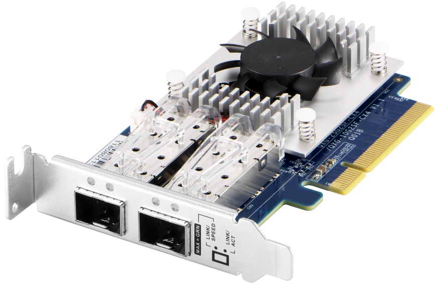 Carte réseau QNAP QXG-10G2SF-NXE PCI Express Fibre 10GbE Dual Port SFP+ Interne