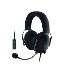 Razer BlackShark V2 - Headset, Stereo, Over-ear headband, Wired, 3.5mm, 12 Hz - 28 kHz, Black
