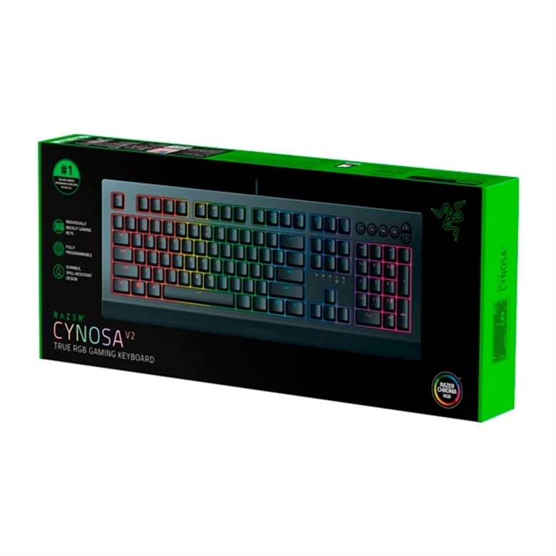 PTYTEC Computer Shop - Teclado Gaming Razer Cynosa V2, Conexión USB,  Iluminación RGB, Ingles