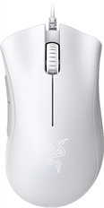 Razer DeathAdder Essential - Mouse Gaming, Cableado, USB, Optico, 6400dpi, Blanco