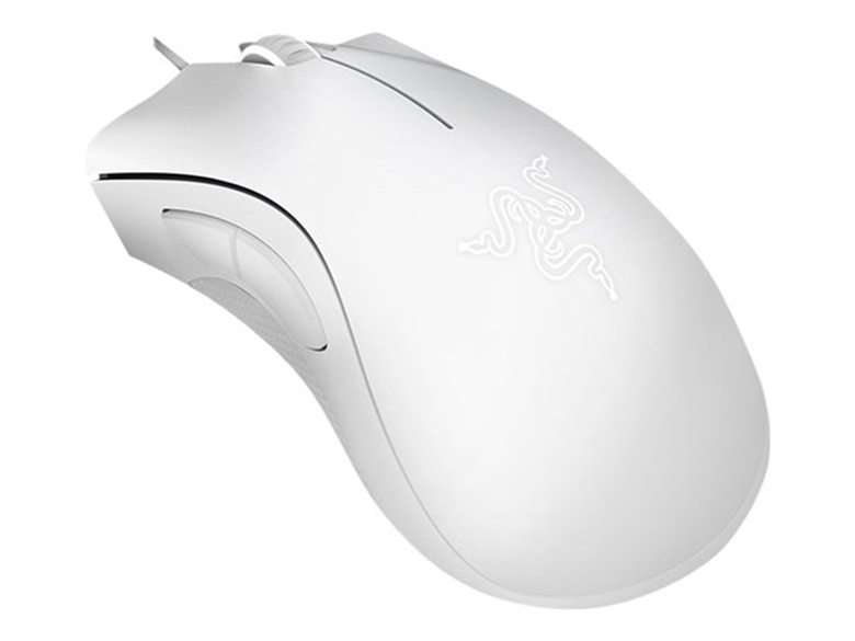 Razer DeathAdder Essential White Side View