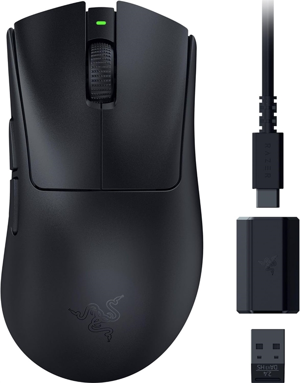 Razer DeathAdder V3 HyperSpeed rz01-05140100-r3u1 front view