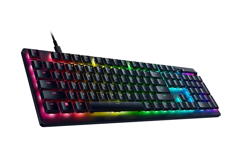 Razer DeathStalker V2 - Keyboard RZ03-04501100-R311 Black Spanish side view