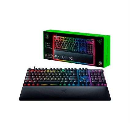 Razer Huntsman V2 Analog RZ03-03610700-R311 Black english box view