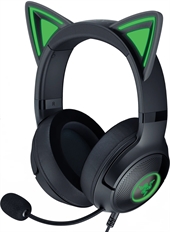 Razer Kraken Kitty V2 - Headset, Estereo, Circumaurales, Cableado, USB, 20Hz – 20kHz, Negro