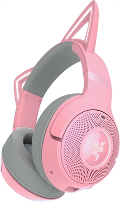Razer Kraken Kitty V2 BT ROSADO SOBRE OREJA