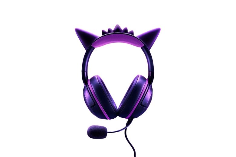 Razer Kraken Kitty V2 Gengar Edition Vista Frontal