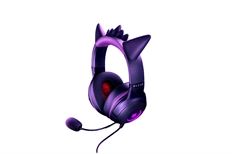 Razer Kraken Kitty V2 Gengar Edition - Headset, Estereo, Circumaurales, Cableado, USB, 20Hz - 20kHz, Morado