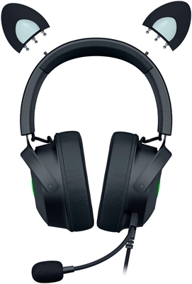 Razer - Kraken Pro V2 Wired Stereo Gaming Headset Black -Pewdiepie
