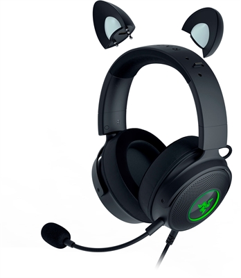 Razer - Kraken Pro V2 Wired Stereo Gaming Headset Black -Pewdiepie