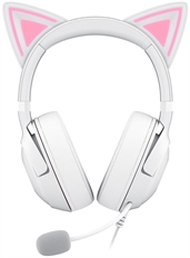 Razer Kraken Kitty V2 - Headset, Estereo, Circumaurales, Cableado, USB, 20Hz  20kHz, Blanco