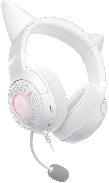 Razer Kraken Kitty V2 BLANCO VISTA DE ARRIBA
