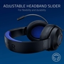 Razer Kraken X Black and Blue Headband View