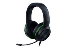 Razer Kraken X for Xbox - Headset, Stereo, Over-ear headband, Wired, 3.5mm, 12Hz-28kHz, Black