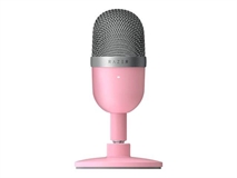 Razer Seiren Mini - Micrófono, Rosado Cuarzo, Micrófono de condensador electret (condensador de 14 mm), Supercardioide, USB