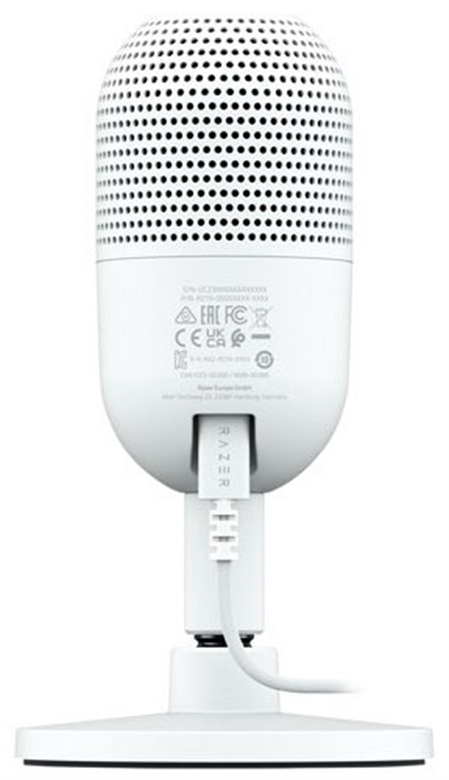 Razer Seiren V3 Mini White Microphone back view