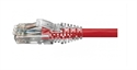 Red-Cat6 Ethernet Patch Cord Cable 3ft-Front View