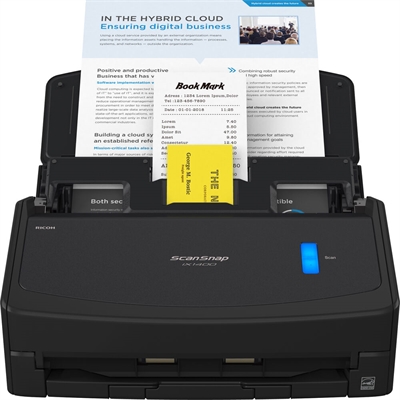Ricoh - iX1400 40PPM 600DPI 50SHT FRONT With Scan Paper Receipt Card VIEW
