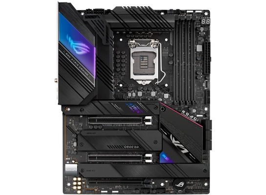 ROG STRIX Z590-E GAMING WIFI Motherboard Front Vertical View