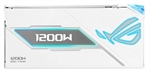 ASUS ROG Thor 1200W Platinum III White Edition - Fuente de Poder, 1200W, Modular, 80 PLUS Platinum, Blanco