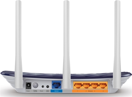 Router TP-Link C20 - Dual Band ports view