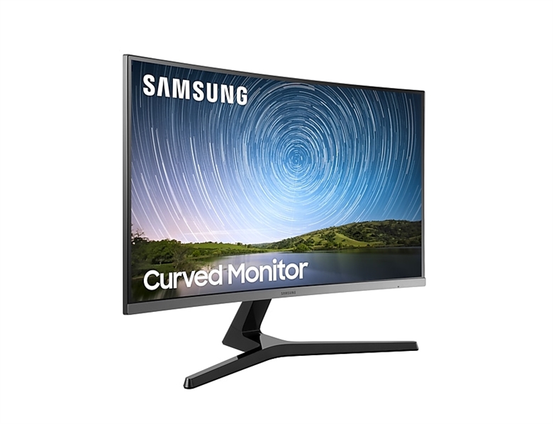 Samsung CR500 Full HD 60Hz 27inch Curved Monitor Angled Right View