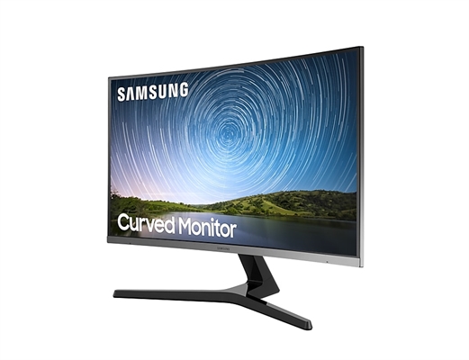 Samsung CR500 Full HD 60Hz 27inch Front Angled Curved Monitor Left View