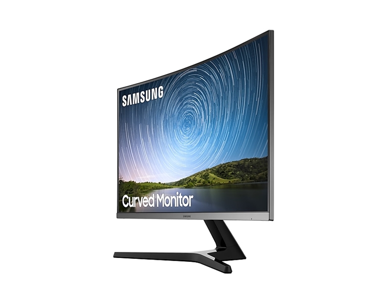 Samsung CR500 Monitor Curvo Full HD 60Hz 27inch Vista Isométrica Izquierda