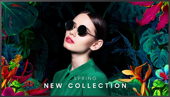 Samsung CRYSTAL UHD QMC LH43QMCEBGCXGO front view