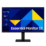 Samsung 22" Essential S3 - Monitor, 22", FHD 1920 x 1080p, IPS, 16:9, Tiempo de Refresco 100Hz, HDMI, VGA, Negro